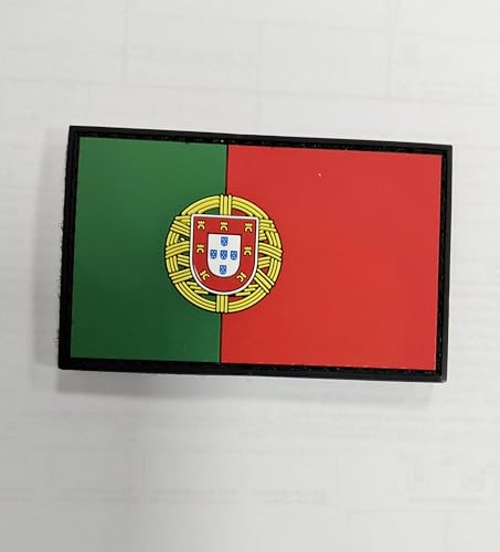 Pandiui23 Patch aus PVC Portugal Militär Patch Portugal, Abzeichen Portugal, Flagge-Patch Portugal, Taktisches Patch Portugal, Patch PVC Portugal (Portugal) von Pandiui23