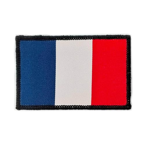 Frankreich Patch - Flaggenpatch Frankreich, Taktischer Frankreich Patch - Gestickter Länderpatch Frankreich - Militär Patch Frankreich (Frankreich) von Pandiui23