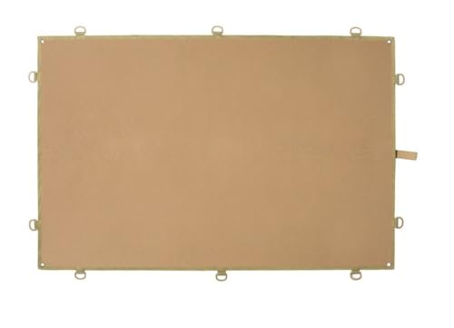 Pandiui23 Militärische Taktische Display Display Panel Moral Patch Haken und Schleife Klettpanel Militär Taktische Display Panel mit Klettverschluss (110 x 70 cm, Beige) von Pandiui23