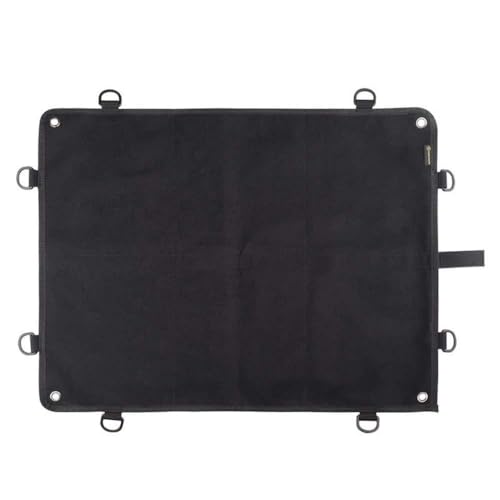 Pandiui23 Militärische Taktische Display Panel mit moralischen Patch-Panel, Haken und Schleife, Klett-Panel, Militär Taktische Display Panel mit Klettverschluss (63 x 50 cm, Schwarz) von Pandiui23