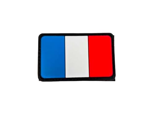 Pandiui23 Patch aus PVC Frankreich Militär Patch Frankreich, Abzeichen Frankreich, Flagge-Patch Frankreich, Taktisches Patch Frankreich, Patch PVC Frankreich (Frankreich) von Pandiui23