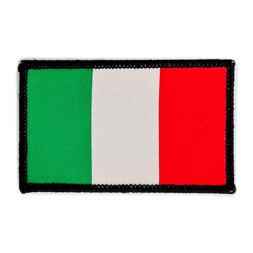 Italien Patch - Flaggenpatch Italien, Taktischer Italien Patch - Gestickter Länderpatch Italien- Militär Patch Italien (Italien) von Pandiui23