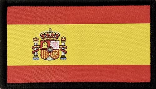 Spanien Patch - Flaggenpatch Spanien, Taktischer Spanien Patch Wappen bestickt - Militärflicken Spanien (Spanien) (Spanien) von Pandiui23