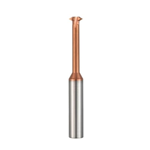 Pangyoo 55° Wolframkarbid-Einzelzahn-Spiralfräser, Gewindefräser, metrischer Fräser for Stahl-Aluminium-Schaftfräser, CNC-Werkzeug(D1.55X8X1.1XD4XL50) von Pangyoo