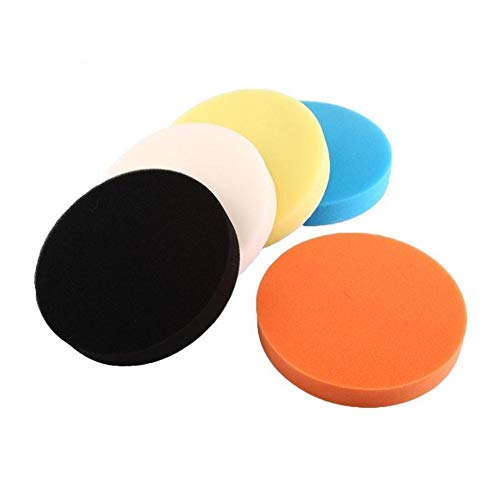 Pangyoo PYouo-Mini-Polierpads, 5Pcs Sponge Polieren polier Waxing Pad, Autopolierscheiben Kit Werkzeug for Auto-Poliermittel-Puffer, Wachsen (Color : 6 inch) von Pangyoo