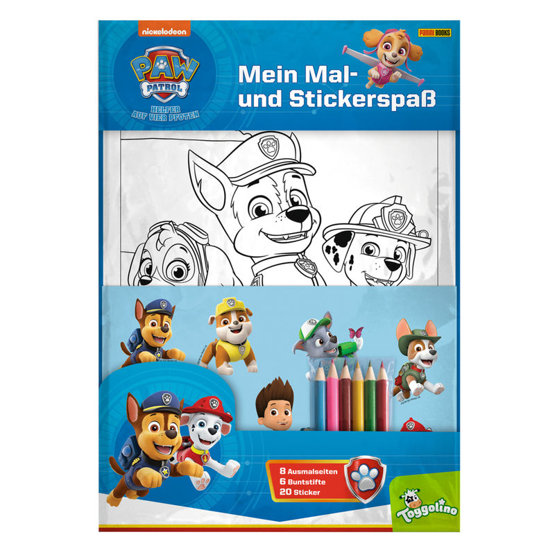 Paw Patrol: Mein Mal- Und Stickerspaß - Panini, Kartoniert (TB) von Panini Books