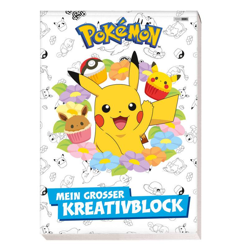 Pokémon: Mein Großer Kreativblock - Panini, Kartoniert (TB) von Panini Books