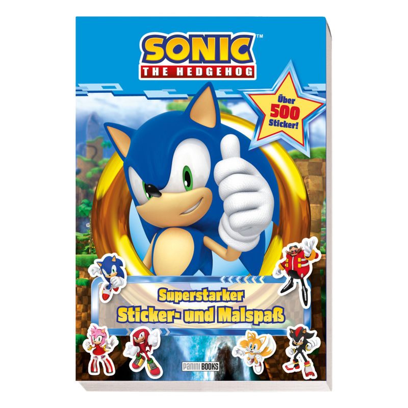 Sonic The Hedgehog: Superstarker Sticker - Und Malspaß - Panini, Kartoniert (TB) von Panini Books