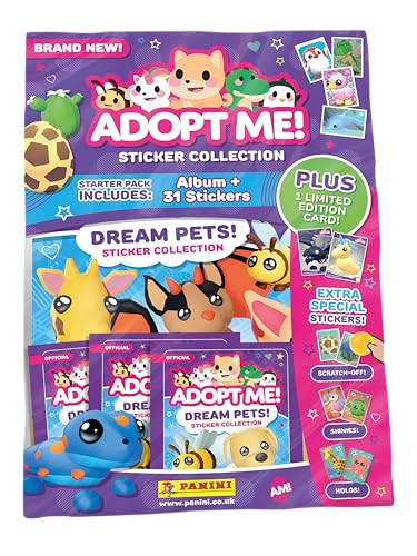 Adopt Me! Sticker-Kollektion – Starterpaket von Panini