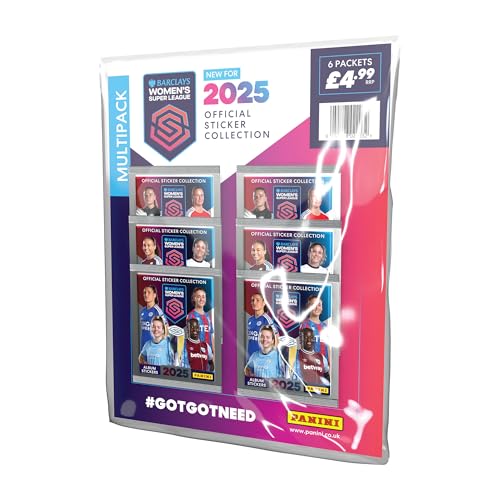 Panini Barclays Damen Super League Offizielle Aufkleber-Kollektion 2025 – Multipack von Panini