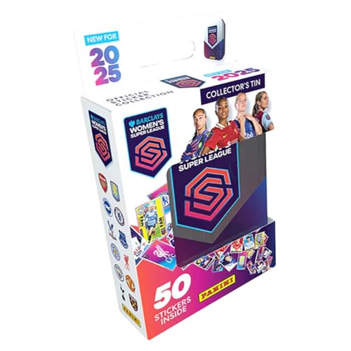 Barclays Damen Super League Offizielle Aufkleber-Kollektion 2025 – Taschendose von Panini