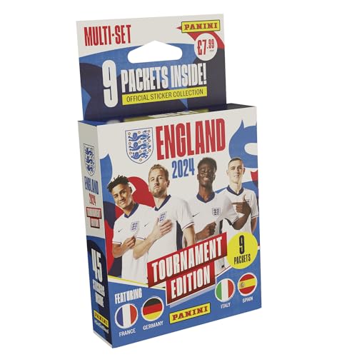 England 2024 Tournament Edition Offizielle Aufkleber-Kollektion – Multiset von Panini