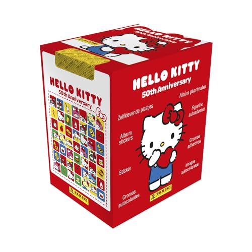 Hello Kitty Aufkleber-Kollektion zum 50. Hochzeitstag, Packungen von Panini