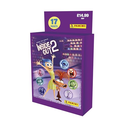 Panini Inside Out 2 Sticker-Kollektion - Mega Multiset mit 17 Aufkleberpaketen, je 5 Aufkleber von Panini