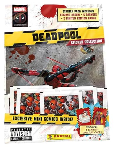 Marvel Deadpool Sticker Collection – Starter Pack von Panini