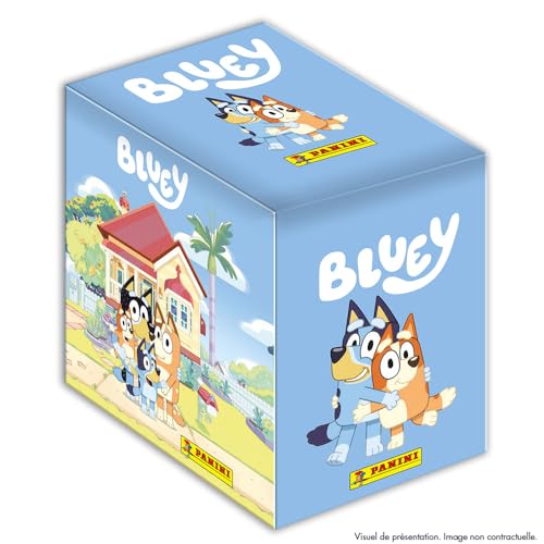 Panini 004992BOX36F Bluey-Box mit 36 Stickertüten von Panini