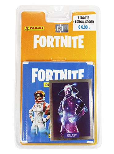 Panini 306996 Sammelsticker Fortnite, offizielle Kollektion, 7 Booster mit je 5 Stickern, bunt von Panini