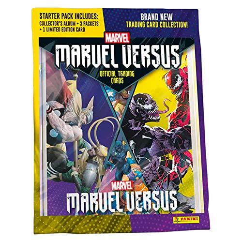 Panini Marvel Versus Karten - Trading Cards - Sammelkarten - 1 Sammelmappe + 3 Booster von Panini