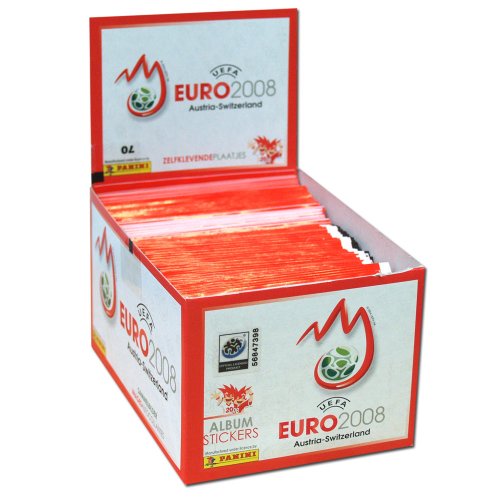 Panini UEFA Euro EM 2008 Fußball Sticker - 100 Päckchen von Panini