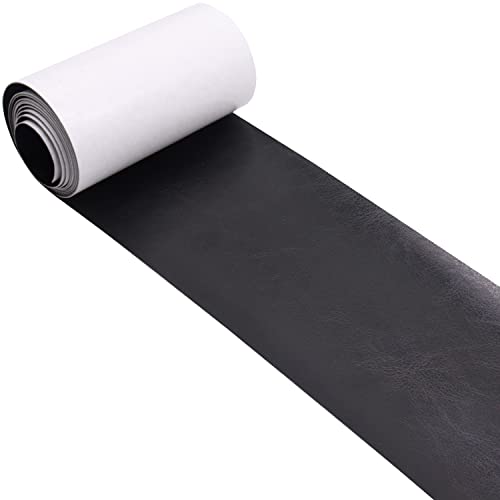 Leder Patch Kit Selbstklebende Lederflicken, Panngu Premium Selbstklebender Leder Reparatur Patch, Für Couch Sofa Risse, Verbrennungen, Autositze Zubehör (schwarz, 10cm * 150cm) von Panngu