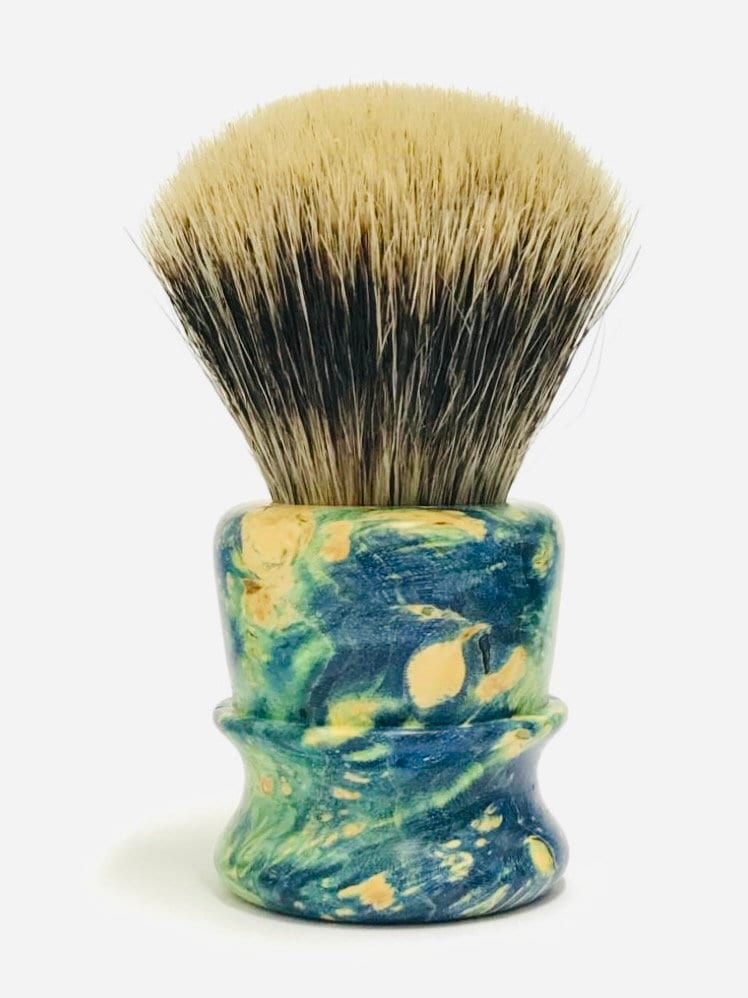 Pantarei Resinburl "starry Night" 28mm Mandschurei 1. Qualität Dachs von PantaReiBrushes