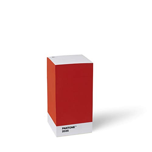 Copenhagen Design Pantone New Sticky Notepad with Pencil Hole. 14,5CM High, Red, Papier, One Size von www.Copenhagen.Design