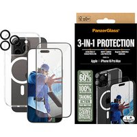 PanzerGlass™ 3-in-1 Schutz-Set für Apple iPhone 16 Pro Max von PanzerGlass™