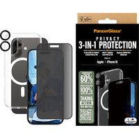 PanzerGlass™ 3-in-1 Schutz-Set für Apple iPhone 16 von PanzerGlass™