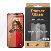 PanzerGlass™ Classic Fit Display-Schutzglas für Apple iPhone 15 Pro von PanzerGlass™