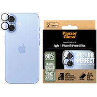 PanzerGlass™ PICTUREPERFECT Kamera-Schutzglas für Apple iPhone 16, iPhone 16 Plus von PanzerGlass™