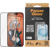 PanzerGlass™ UWF mit Applikator Display-Schutzglas für Apple iPhone 15 Plus von PanzerGlass™