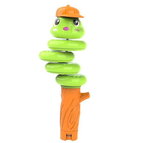 Paodduk Kinderpfeife, Spielzeugpfeife - Caterpillar Fidget Toy Schlangenpfeife - Feinmotorikspielzeug, rotierendes Handpfeifenspielzeug, Balanceschaukel, rotierende Schlange für Gleichgewicht und von Paodduk