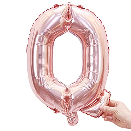 40.6 cm Einzelbuchstaben Ballon Luminum hängende Folienballons Geburtstag Ballon Buchstaben Rose von Paopaoldm