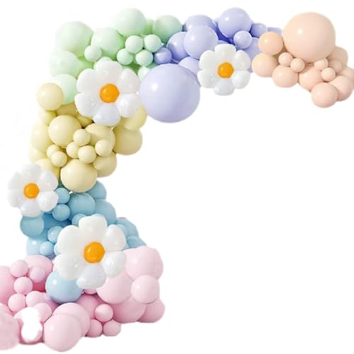 Ballonbogen-Set in Pastellfarben, Motiv: Macaron, Regenbogen-Mädchen, Geburtstag, Hochzeit, Party, Babyparty, Dekoration, Macaron-Ballon von Paopaoldm
