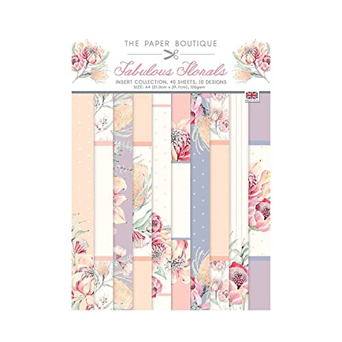 Paper Boutique PB1600 The Einsteckkollektion Fabulous Florals, verschieden, A4 von Paper Boutique