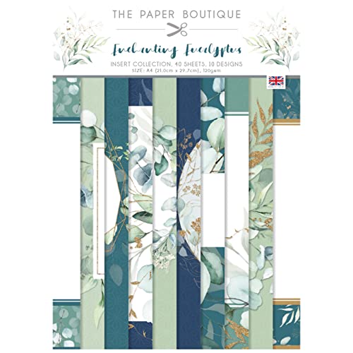 Paper Boutique The PB1869 - Enchanting Eucalyptus - Insert Collection, A4-Block, Mehrfarbig von Paper Boutique