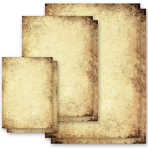 100 Blatt Briefpapier Vintage ALTES PAPIER - DIN A5 Format - Paper-Media von Paper-Media