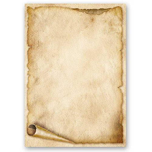 Motivpapier, Briefpapier ALTE PAPIERROLLE 20 Blatt DIN A4 90g/m² von Paper-Media