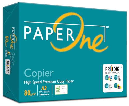 Paper One Copier, weiß, 80 g, A3, PEFC, 500 Blatt von Paper One