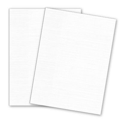 Mohawk über Leinen – Pure Weiß – 8,5 x 11 Card Papier – 453 kg Cover – 200 Pk von Paper Papers