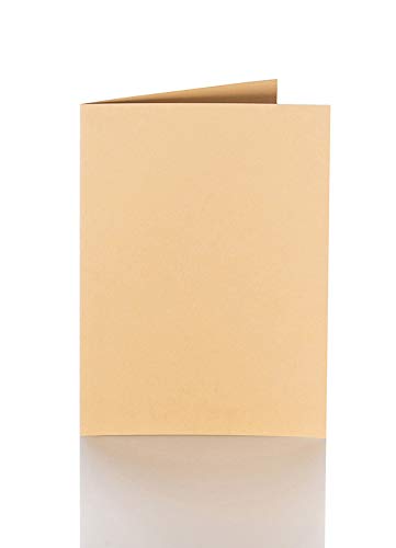 Paper24 Faltkarten A6 240g/m² Camel von Paper24