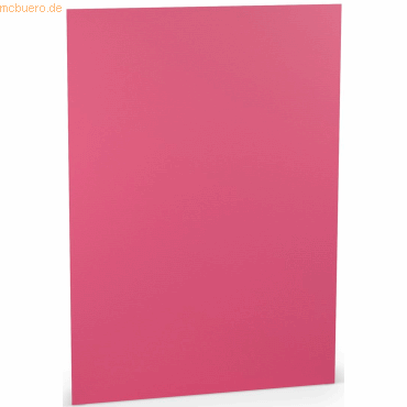 10 x Paperado Karton A4 220g/qm VE=5 Blatt Fuchsia von Paperado