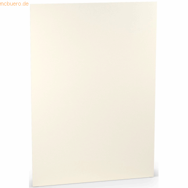 100 x Paperado Briefpapier A4 100g/qm Ivory von Paperado