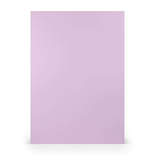 PAPERADO 50x Tonpapier DIN A4 - Orchidee gerippt Lila Violett 160 g/m² Papierbögen - Bastelpapier in 29,7 x 21 cm Malen, Basteln & Drucken von Paperado