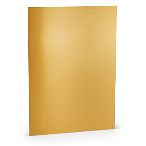 Paperado 100 g/m² A4 Papier – Gold (10 Stück) von Rössler