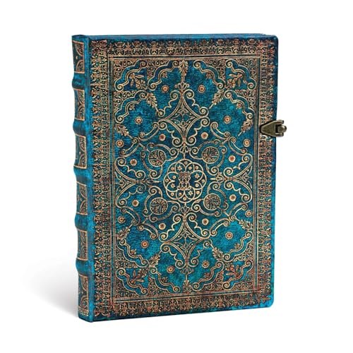 Paperblanks Equinoxe Azurblau Notizbuch Midi Liniert, 130 x 180 mm von Paperblanks