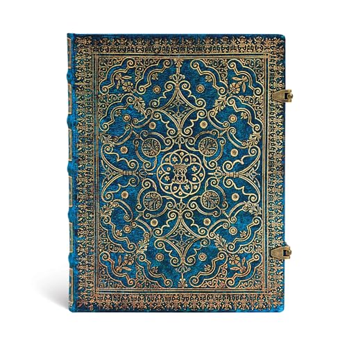 Paperblanks Equinoxe Azurblau - Notizbuch Ultra Unliniert von Paperblanks