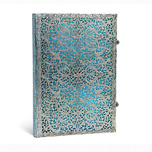 Paperblanks Hardcover Notizbücher Silberfiligran-Kollektion | Unliniert | Grande (210 × 300 mm): Unlined Grande (Silver Filigree Collection) von Paperblanks