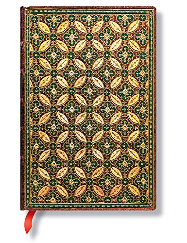 Pariser Mosaik Safran - Notizbuch Mini Liniert - Paperblanks von Paperblanks