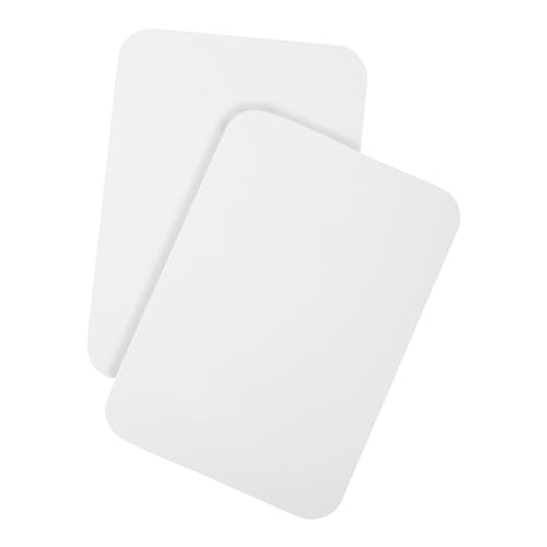 DIN A5 Blanko Karten Set mit runden Ecken zum Basteln und Selbstgestalten 300 g/m² Fotokarton Kraftpapier Graspapier (weiß matt 350g/m², 50 Karten) von Papermane
